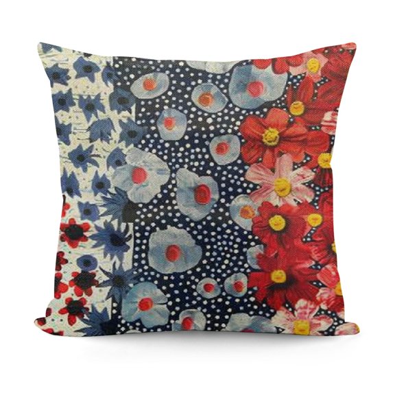 YINGXI Patriotic Throw Pillow Cover, America Flag Decor Cushion Case for Sofa Couch 12x12in