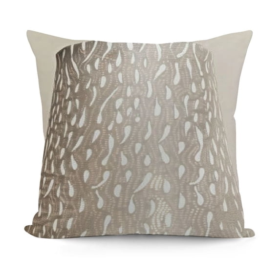 YINGXI Pillow Covers, Brown White Faux Animal Print Decorative Throw Pillow Cases Neutral Cushion Covers Modern Decoration Gift Farmhouse Sofa Couch Bed Decor 12x12in