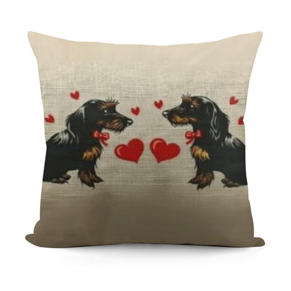 YINGXI Pillow Covers, Pillow, Decor,Long Wiener Dogs Throw Pillow Covers, , for Women, Wedding 24x24in
