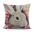 thumbnail image 1 of YINGXI Pillow Covers, Striped Decorations Spring Pillow Case for Home Sofa Couch Decor (Brown) 18x18in, 1 of 5