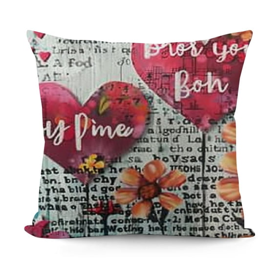 YINGXI Pillow Covers, Throw Pillow Covers, for Women Men Teen Girls, Best Friend Birthday Gifts for Women, for Christmas 18x18in