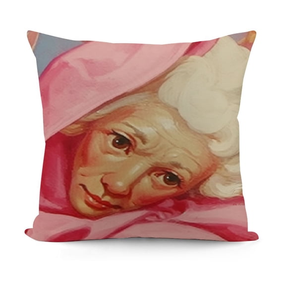 YINGXI Pink Throw Pillows,Pink Reversible, Decor,Pink ,Pink Pillows Decorative Throw Pillows, Pillows,Christmas Pillow Pink 24x24in