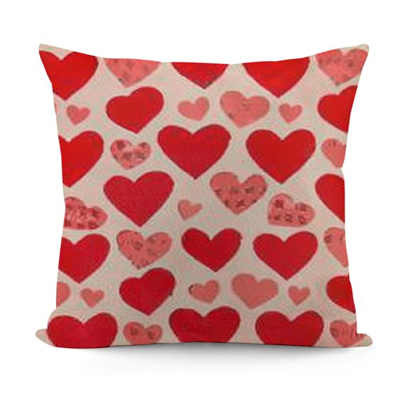 YINGXI Pink Valentines Day Pillow Covers for Valentines Day Decor Outdoor Valentine Decorative Throw Pillows Cushion Case for 20x20in