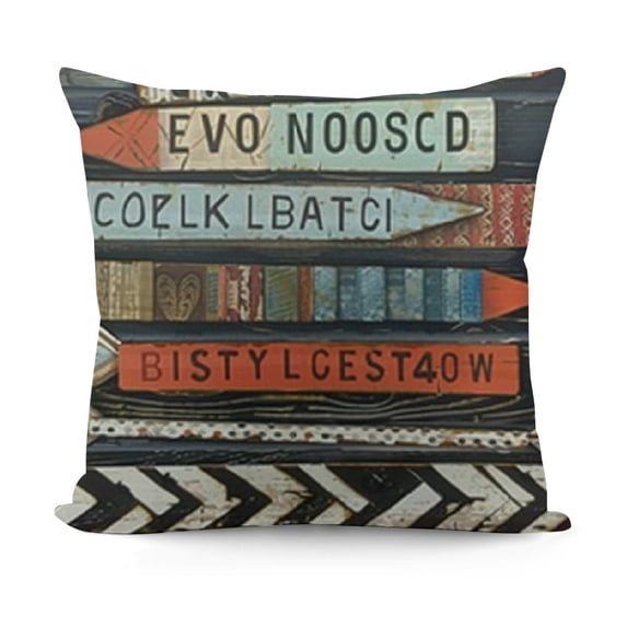 YINGXI Porch Pillows,Porch Pillow Covers,Porch Decor,Farmhouse Porch Decor,Outdoor Pillow Covers,Outdoor Throw Pillows, Porch Rules Pillow 12x12in