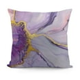 thumbnail image 1 of YINGXI  Purple Gold Marble Throw Pillow Covers Modern Abstract Marble Texture Decorative Pillow Cases Lilac Cushion Covers for Couch Sofa Bed Home Decor 24x24in, 1 of 5