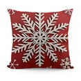 thumbnail image 1 of YINGXI Red Pillowcases Decorative for Indoors Sofa 24x24in, 1 of 6