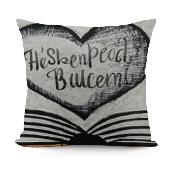YINGXI School Librarian Throw Pillow Covers Book Lover Gifts Pillowcase Reading Pillow Covers 20x20in