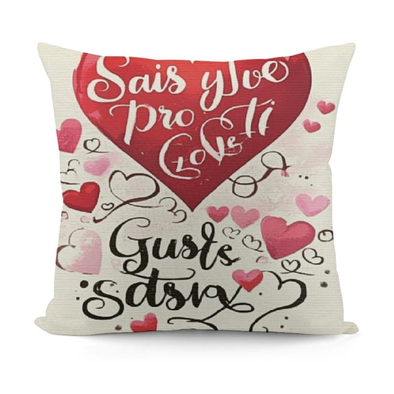 YINGXI Sister Pillow Covers, Sister Gifts from Sister Brother, Birthday Gifts for Sister, Sister Gifts for Christmas, Big Little Sister Gift, Sister Pillows from Sister 24x24in