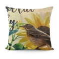 thumbnail image 1 of YINGXI  Summer Pillow Covers Hummingbird Sunflower Throw Pillow Covers Summer Farmhouse Cushion Case Decor for Sofa Couch 20x20in, 1 of 5