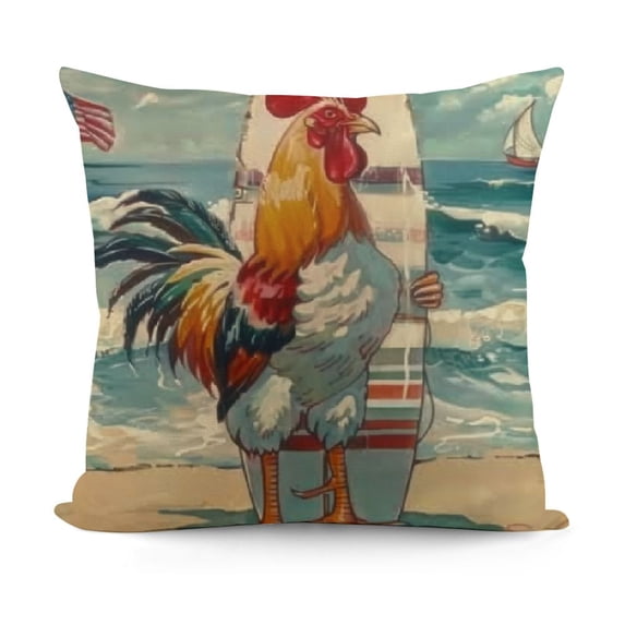 YINGXI Summer Pillow Covers Throw Pillow Covers Summer Cushion Case Decor for Sofa Couch 24x24in