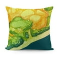 thumbnail image 1 of YINGXI  Summer Style Pillow Covers Oil Painting Green Succulent Cactus Yellow Flower Throw Pillow Case Cotton Linen Cushion Cases  18x18in, 1 of 5