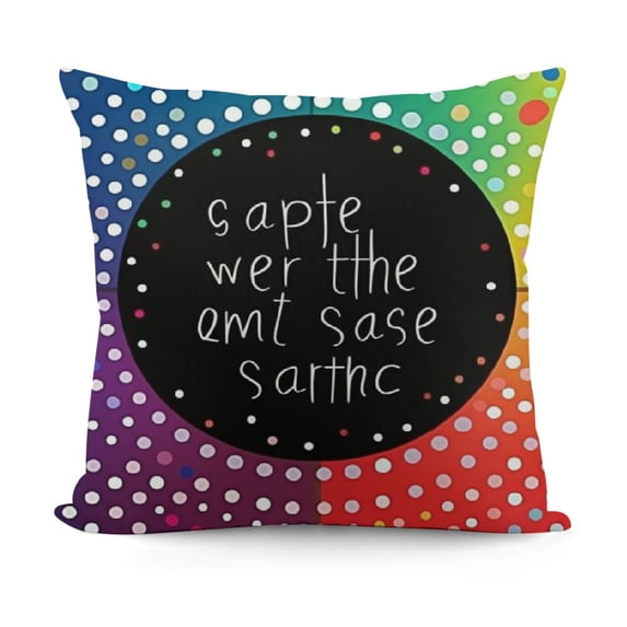 YINGXI This is A to be Who You are Throw Pillow Cover,Inspirational Quote for Sofa Bed Home Decor,Housewarming Gifts,Kid's Gift 18x18in