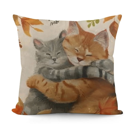 YINGXI Throw Pillow Cases Decorations Square Cushion Covers for Bed Chair Sofa Couch 18x18in
