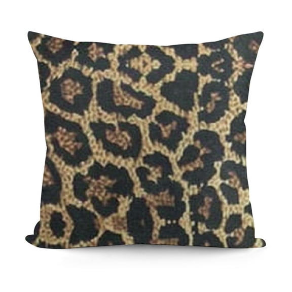 YINGXI  Throw Pillow Cover Case Beautiful Wild Leo Pattern Leopard Skin Shawl Animal Print Decorative Pillowcase  22x22in