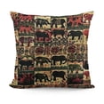 thumbnail image 1 of YINGXI Throw Pillow Cover Ethnic Pillow Case 24x24in, 1 of 5