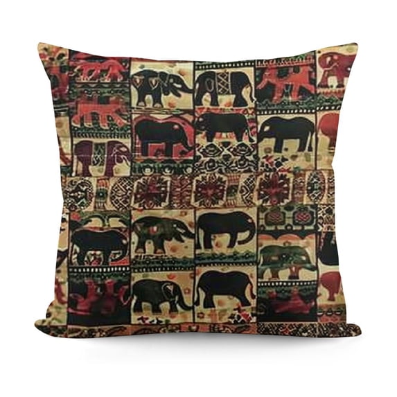 YINGXI Throw Pillow Cover Ethnic Pillow Case 24x24in