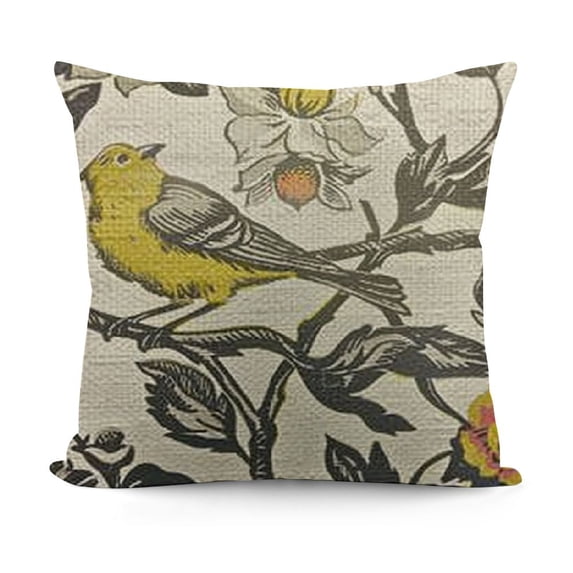 YINGXI Throw Pillow Cover Flower Branch Pillow Case Decorative Men Women Boy Girl Room for Home Couch Bed 24x24in