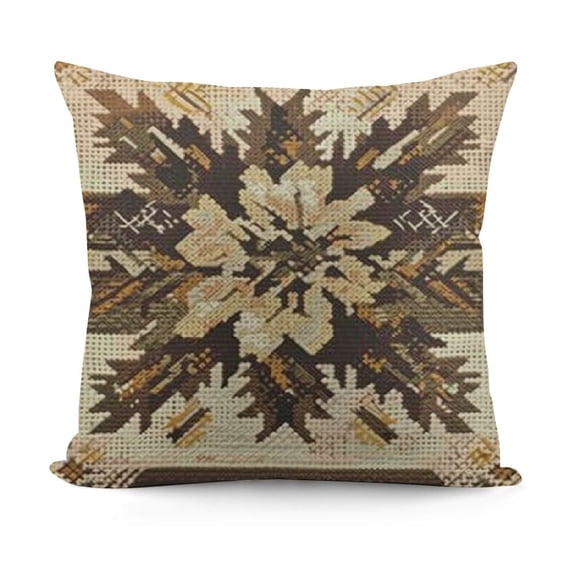 YINGXI Throw Pillow Cover Square Brown Pillow Case Decorative Men Women Boy Girl Room Cushion Cover 12x12in