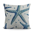 thumbnail image 1 of YINGXI Throw Pillow Covers Beach Ocean Coastal Green and Blue Decorative Pillow Cases Home Decor Standard Square Summer White Pillowcases 24x24in, 1 of 5