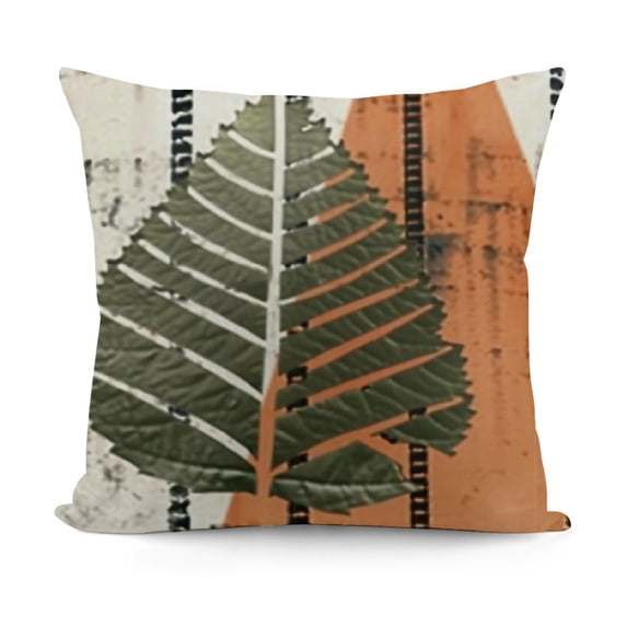 YINGXI  Throw Pillow Covers Boho Abstract Art Botanical Leaves Pillow Covers Minimalist Geometric for Couch Outdoor Decor 24x24in