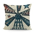 thumbnail image 1 of YINGXI Throw Pillow Covers, Faith Family Freedom Independence Decorations for Sofa Couch 12x12in, 1 of 5