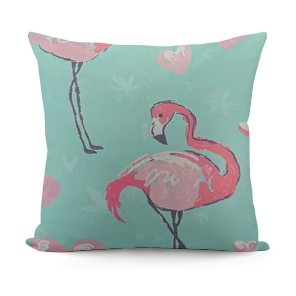 YINGXI Throw Pillow Covers Home Decor Bird Sea Sunset Ocean Pillow Cases Decorative 18x18in