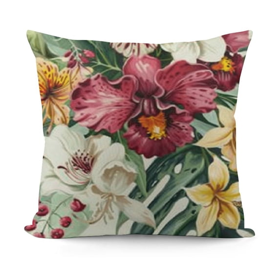 YINGXI Throw Pillow Covers Outdoor Decorative Pillows Polyester Linen Cushion Cases for Couch Sofa Bed Home Decor 22x22in