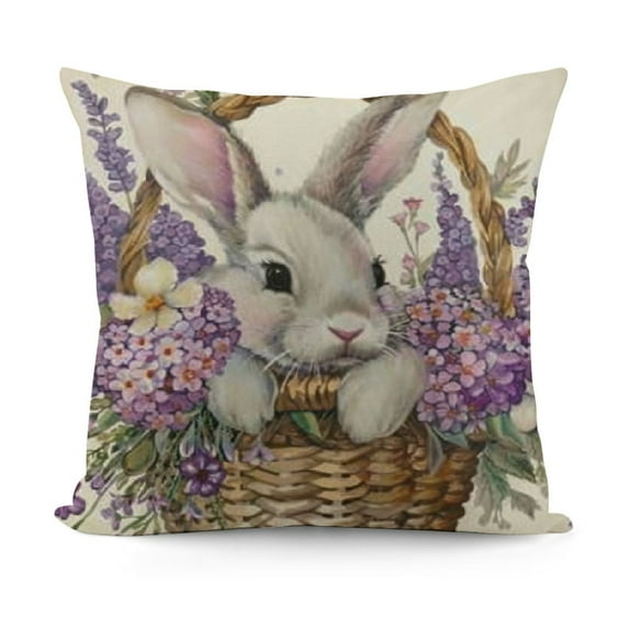 YINGXI Throw Pillow Covers, Purple Decoration for Sofa Couch 24x24in