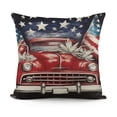 thumbnail image 1 of YINGXI Throw Pillow Covers, USA Flag for Sofa Couch 22x22in, 1 of 5