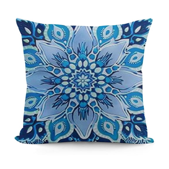 YINGXI Throw Pillow Cushion Cover, Middle Eastern Pattern with Effects Design, Decorative Square Accent Pillow Case, 24x24in