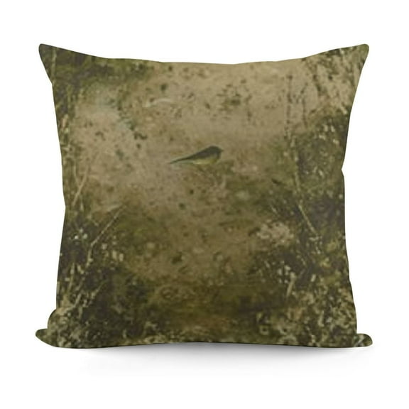 YINGXI Throw Pillow , Weathered Modern Stain Look Quirky Details Design Print, Modern Accent Double-Sided Digital Printing,Eggshell Fawn and 24x24in