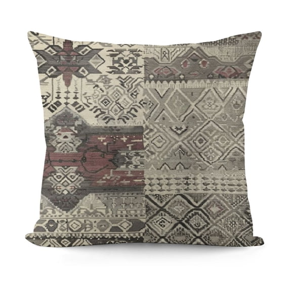 YINGXI Tile Pillow Covers beige Throw Pillows Case Outdoor Decorative Square Linen Farmhouse Decor Cushion Covers for Home Sofa Bed Couch 20x20in