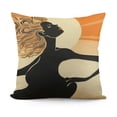 thumbnail image 1 of YINGXI TopXma Pillow Covers,Sun and Women Pillow Covers Gifts for Women Girls, Home Bedroom Living Room Decor Flannel Pillow Cover 20x20in, 1 of 5