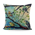 thumbnail image 1 of YINGXI Unibedding Spring Birds Pillow Covers Outdoor Blue Birds Throw Pillow Case for Sofa, Couch, Patio Home Holiday Decoration 22x22in, 1 of 5