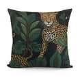 thumbnail image 1 of YINGXI s in Throw Pillow Case Square Cushion Decorative Cover for Sofa Bed Brown Green 18x18in, 1 of 5