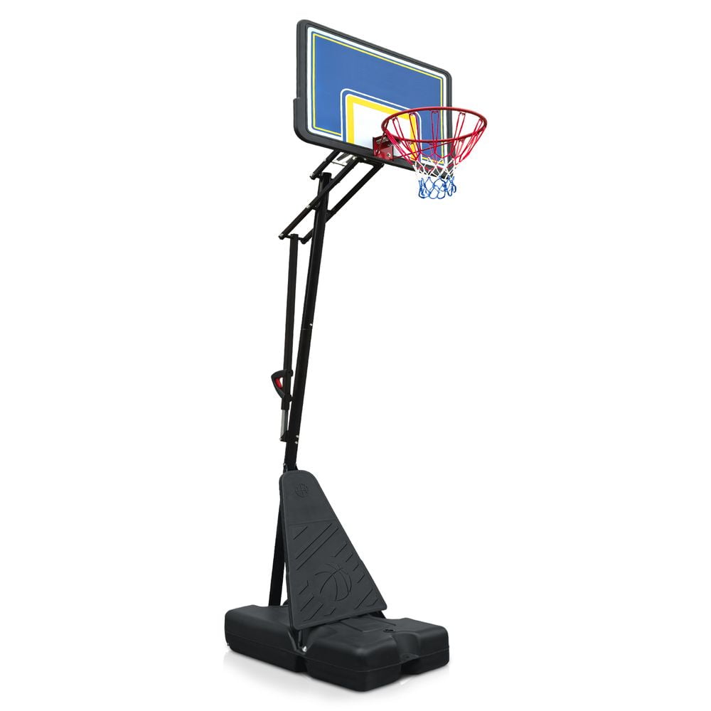 YINGYING Portable Basketball Hoop, Adjustable Height Backboard Basketball Hoop Outdoor with Rebound System, Basketball Goal System with Rebound Board & Wheels
