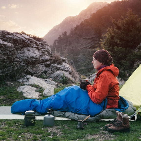 YINGYUE 75"D x 25"W x 3"H Memory Foam Camping Mattress, Portable Roll Up Floor Sleeping Pad with Washable Cover Carry Bag & Pillow, Gray