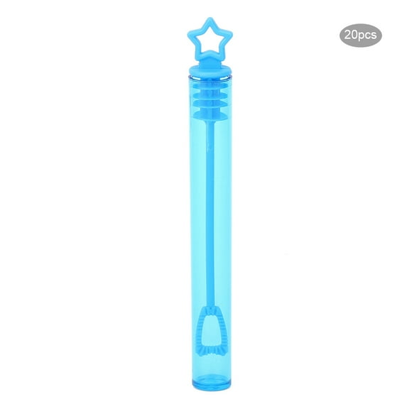 YINKUU 20pcs Bubble Wands Tube Empty Bubble Soap Bottle Wedding Party Decoration Children Toy(without Water)