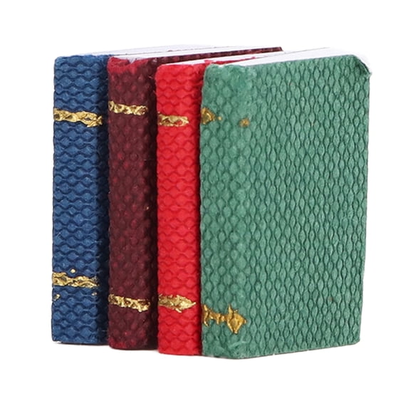 YINKUU Toys for Boys and Girls 3-6 Years 20pcs 1/12 1/6 Scale Miniatures Books 4 Colors Vivid Lovely Portable Decoration Books