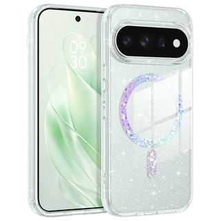 YINLAI Google Pixel 11 Pro XL Case Compatible with Mag-safe,Glitter Sparkle Slim Tpu Transparent Shockproof Protective Case for Google Pixel 11 Pro XL, Clear Glitter