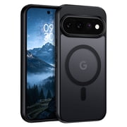 YINLAI Google Pixel 11 Pro XL Case, Magnetic Mag-Safe Compatible, Shockproof Translucent Slim Protective Cover for Google Pixel 11 Pro XL, Black