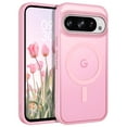thumbnail image 1 of YINLAI Google Pixel 9 Pro Case [Compatible with Mag-safe] Translucent Matte Magnetic Google Pixel 9 Case Slim Thin Shockproof Women Men Protective Phone Cases for Google Pixel 9/9 Pro,Pink, 1 of 9
