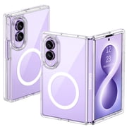 YINLAI Magnetic Case for Samsung Galaxy Z Fold8 2026 Compatible with Mag-Safe, Anti-Scratch Non-Yellowing Shockproof Protective Phone Cover for Samsung Z Fold8, Clear