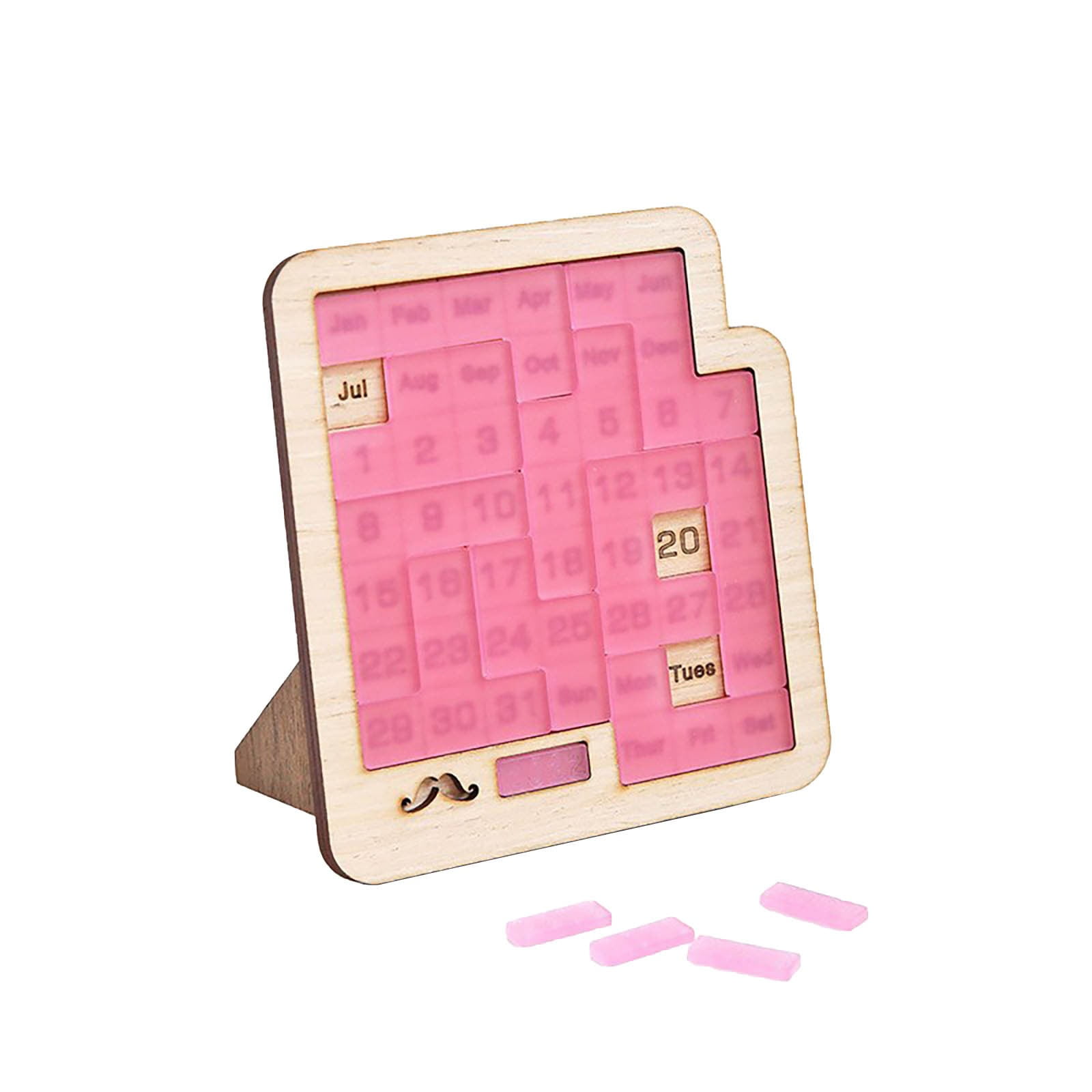 YINSEN Daily Calendar Puzzle-Wooden Puzzles for Ch