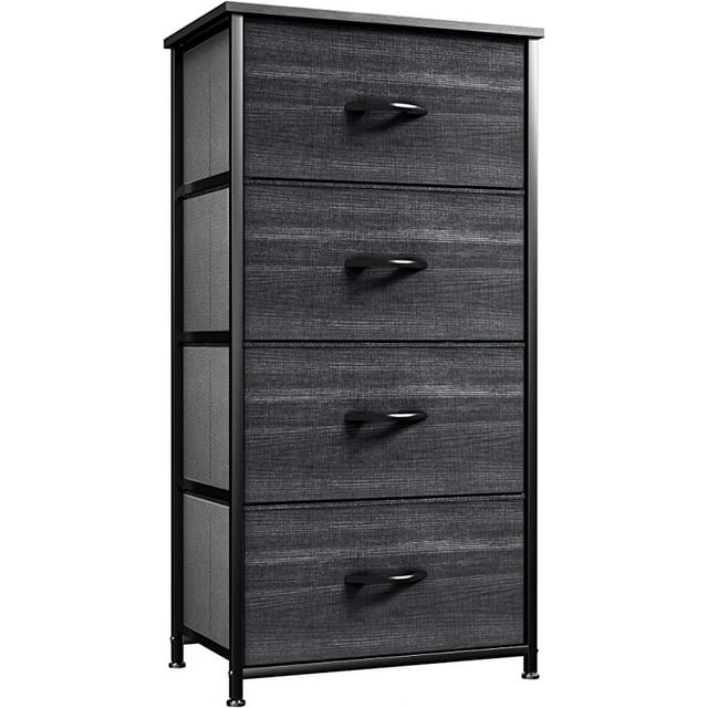 YINTATECH 4-Drawer Vertical Chest - Large Deep Fabric Storage Tower ...