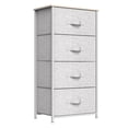 thumbnail image 1 of YINTATECH 4 Drawer Dresser Storage Unit Shelf Organizer Bins Chest Fabric Drawers, Light Gray", 1 of 7