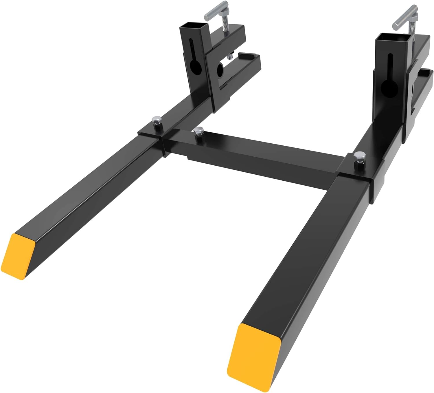 YINTATECH 60" 4000lbs Clamp on Pallet Forks Heavy Duty Tractor Forks