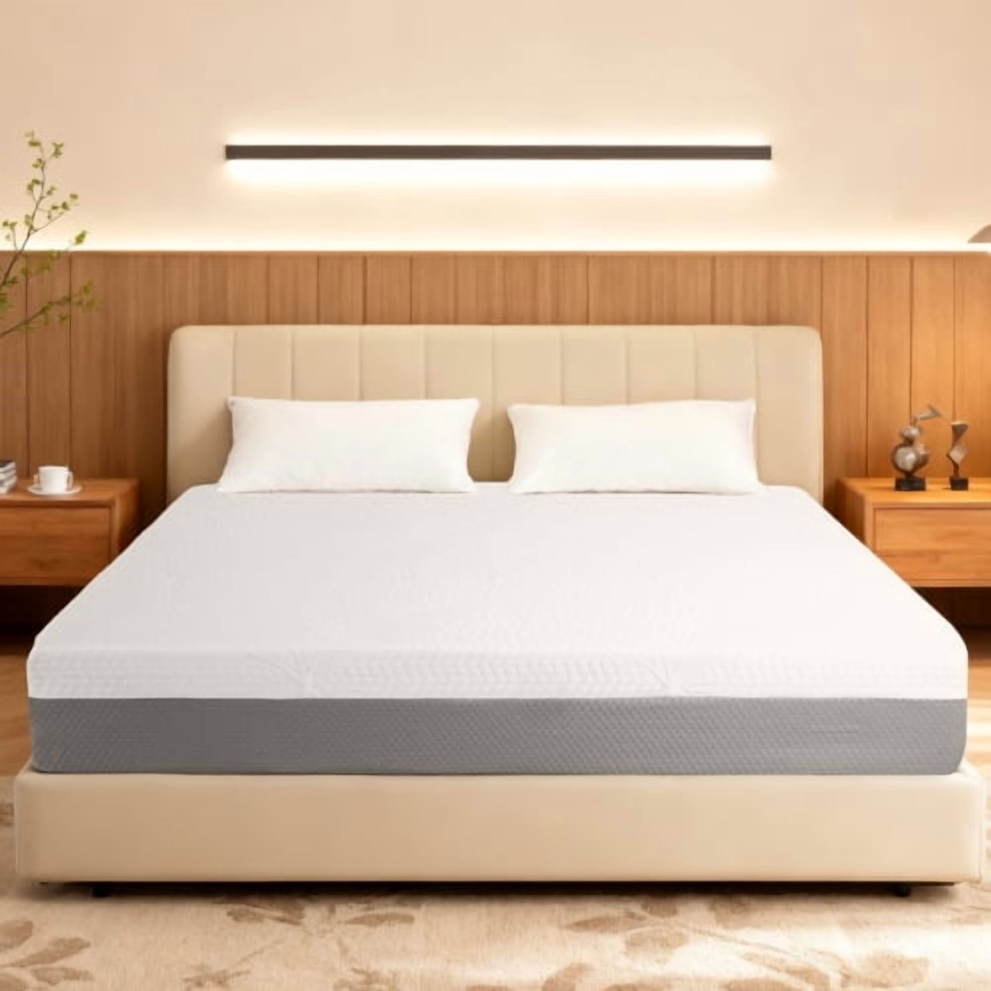 12-Inch Premium KING Mattress - Premium 4-Layer Foam Sofa & Mattress - Ultra-Breathable, Eco-Friendly, Ergonomic Zoned Support, CertiPUR-US