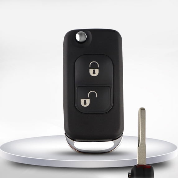 YIQIXIN 2 Button Flip Key Cover For Mercedes C CL S SL SLK ML Benz W168 W124 W202 W203 B200 A160 E113 A C E Replacement Shell