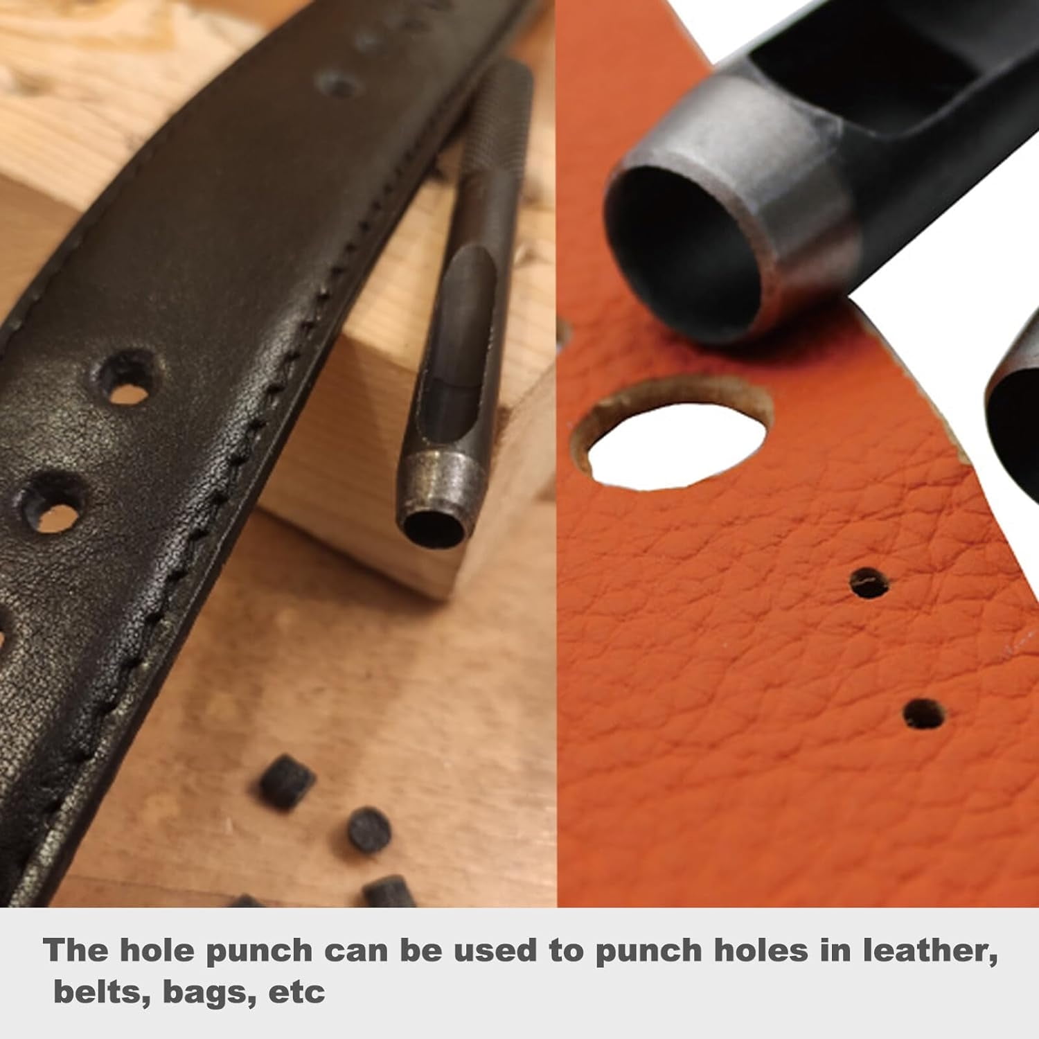 YIRENWL HighQuality ProfessionalGrade Durable Leather Hole Punch Versatile Precision Hollow